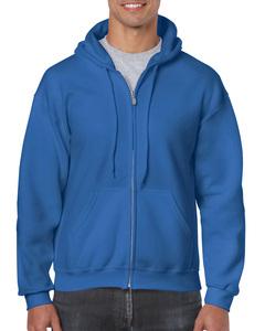 Gildan 18600 - FULL ZIP HOODED SWEATSHIRT 8 oz. Royal