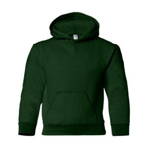 Gildan 18500B - YOUTH HOODED SWEATSHIRT 8 oz. Forest Green