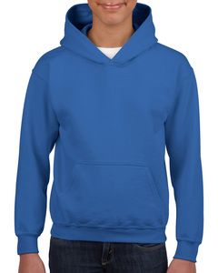 Gildan 18500B - YOUTH HOODED SWEATSHIRT 8 oz. Royal