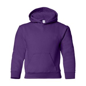 Gildan 18500B - YOUTH HOODED SWEATSHIRT 8 oz. Purple