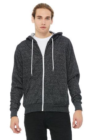 Bella+Canvas 3739 - Unisex Full-Zip Hooded Sweatshirt