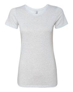 Next Level 6710 - Next Level™ Ladies' Tri-Blend Crew Tee Heather White