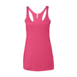 Next Level 6733 - Next Level™ Ladies' Tri-Blend Racerback Tank Vintage Shocking Pink