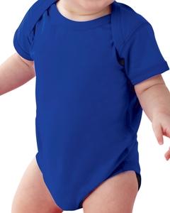 Rabbit Skins 4424 - Fine Jersey Infant Lap Shoulder Creeper Royal