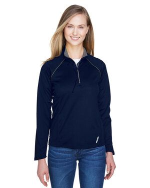 Ash City North End 78187 - Radar Ladies Half-Zip Performance Long Sleeve Top 