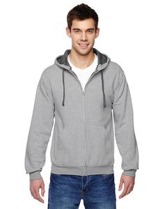 Fruit of the Loom SF73R - 7.2 oz. Sofspun Full-Zip Hooded Sweatshirt Athletic Heather