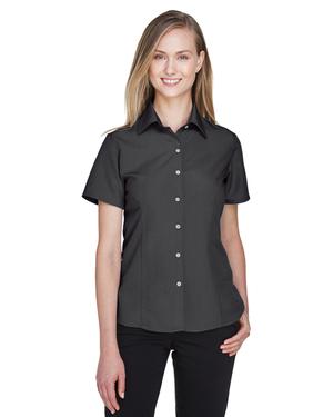 Harriton M560W - Ladies Barbados Textured Camp Shirt