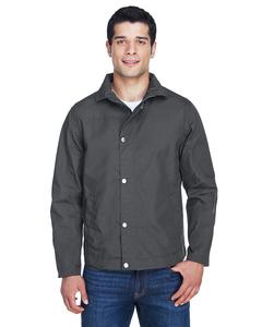 Harriton M705 - Adult Auxiliary Canvas Work Jacket Dark Charcoal