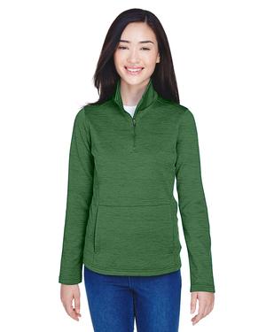 Devon & Jones DG798W - Ladies Newbury Mélange Fleece Quarter-Zip