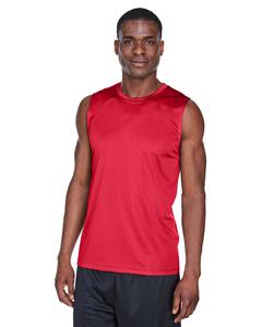 Team 365 TT11M - Men's Performance Muscle T-Shirt Sport Red