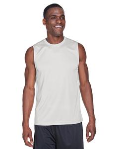 Team 365 TT11M - Men's Performance Muscle T-Shirt Sport Silver