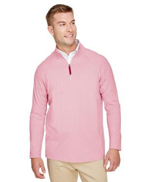 Devon & Jones DG480 - Mens CrownLux Performance Clubhouse Micro-Stripe Quarter-Zip