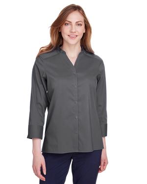 Devon & Jones DG560W - Ladies Crown  Collection Stretch Broadcloth 3/4 Sleeve Blouse