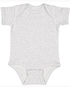 Rabbit Skins 4424 - Fine Jersey Infant Lap Shoulder Creeper Ash