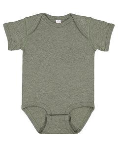 Rabbit Skins 4424 - Fine Jersey Infant Lap Shoulder Creeper Bamboo Blackout