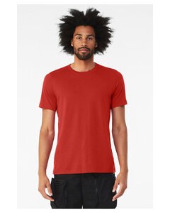 Bella+Canvas 3001CVC - Unisex Heather CVC T-Shirt Solid Red Blend