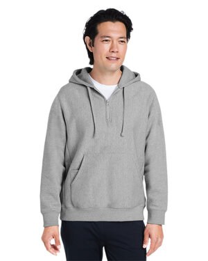 Team 365 TT97 - Unisex Zone HydroSport  Heavyweight Quarter-Zip Hooded Sweatshirt