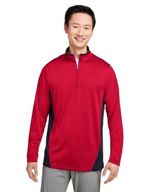 Harriton M786 - Mens Flash Snag Protection Plus IL Colorblock Quarter-Zip