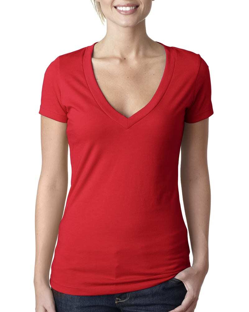 Next Level 6640 - Ladies' CVC Deep V