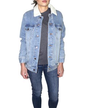 Threadfast 372J - Unisex Sherpa-Lined Denim Jacket